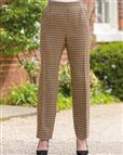 Melbourn Wool Blend Checked Trousers